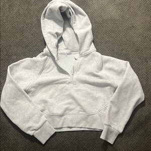 Athleta Girls Light Gray Hoodie